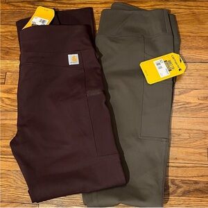 TWO pairs Carhartt leggings NWT